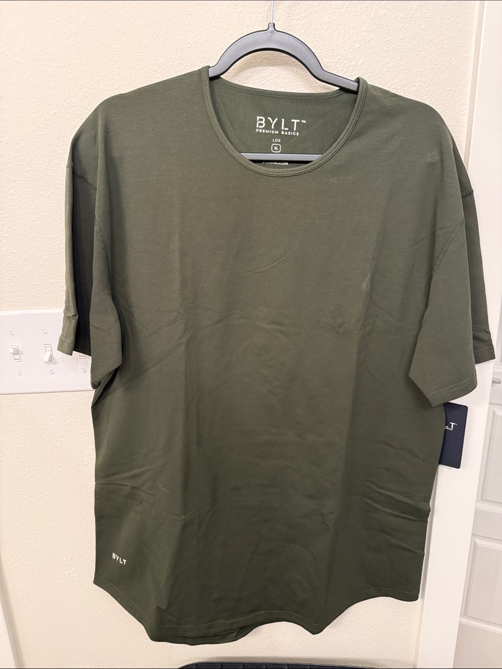 BYLT Basics Men’s Olive Green Short Sleeve Tee